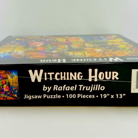 The Witching Hour 100 Piece Puzzle by Artist Rafael Trujillo Halloween Sealed - Picture 3 of 6